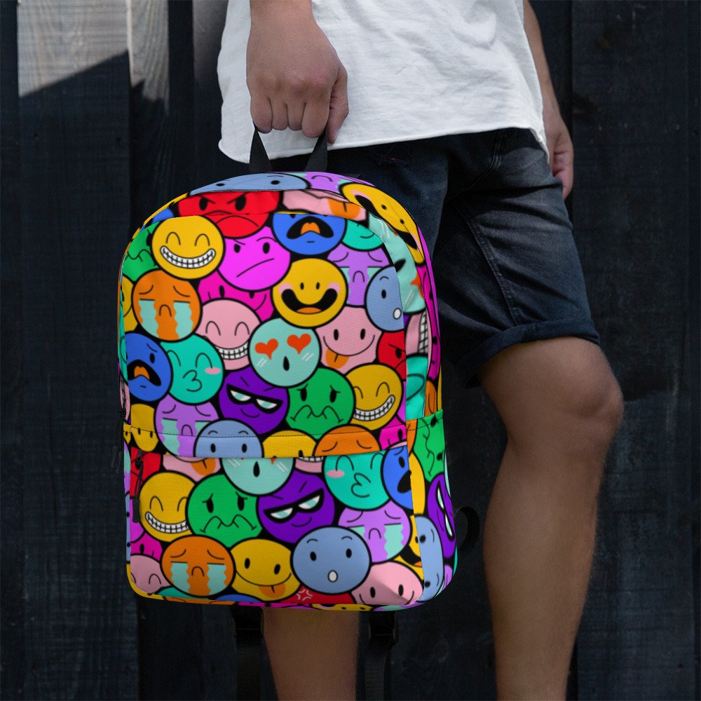 Trippy Smileys Party Backpack